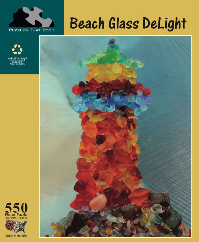 Puzzle-Beach Glass Delight