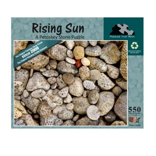 "Rising Sun" Petoskey Stone Puzzle