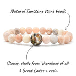 Load image into Gallery viewer, Homes Bracelet-Great Lakes-Sunstone
