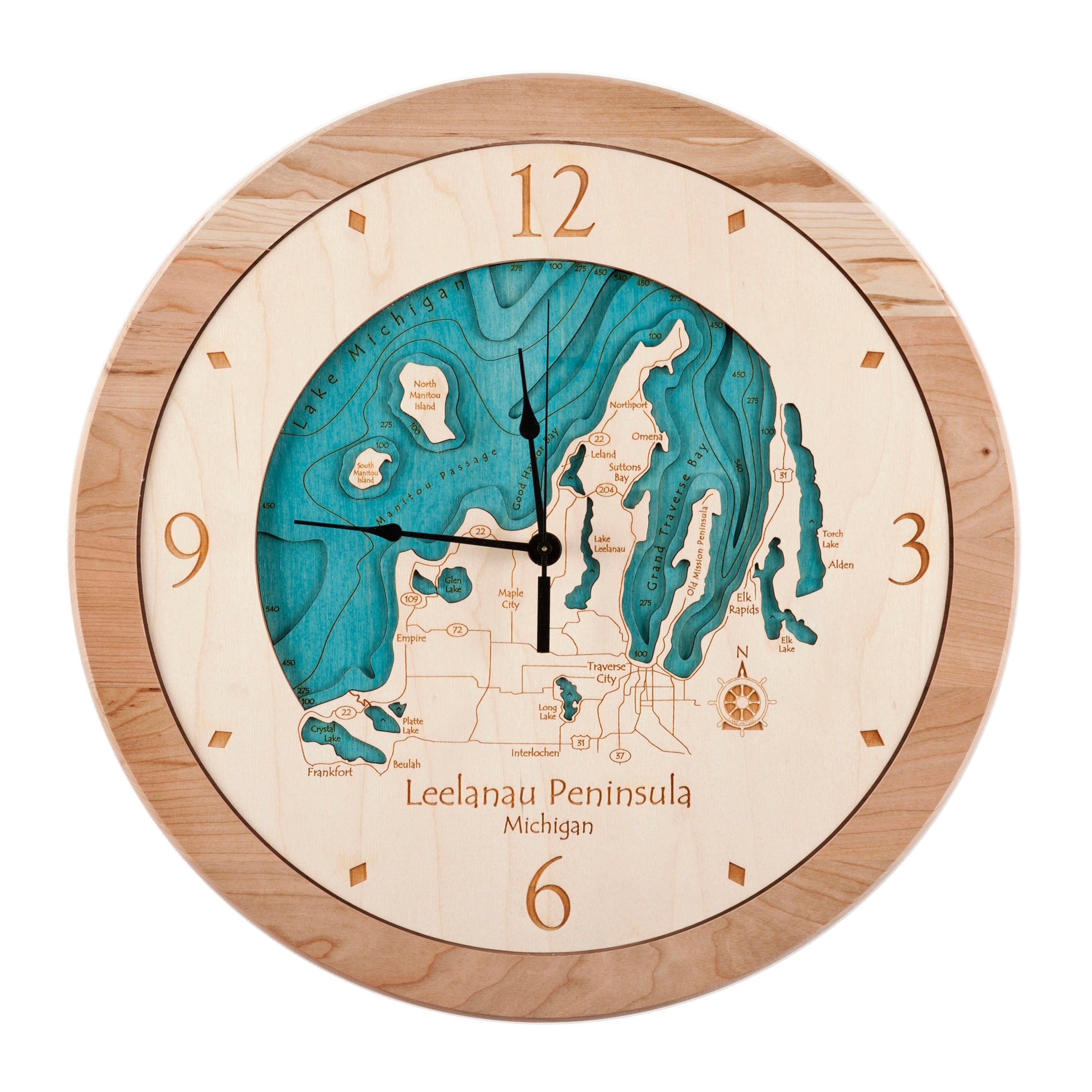 17.5" Leelanau Peninsula Clock