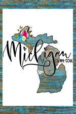 Load image into Gallery viewer, Garden Flag-Michigan
