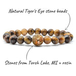 Load image into Gallery viewer, Homes Brac. Tiger Eye Torch Lake
