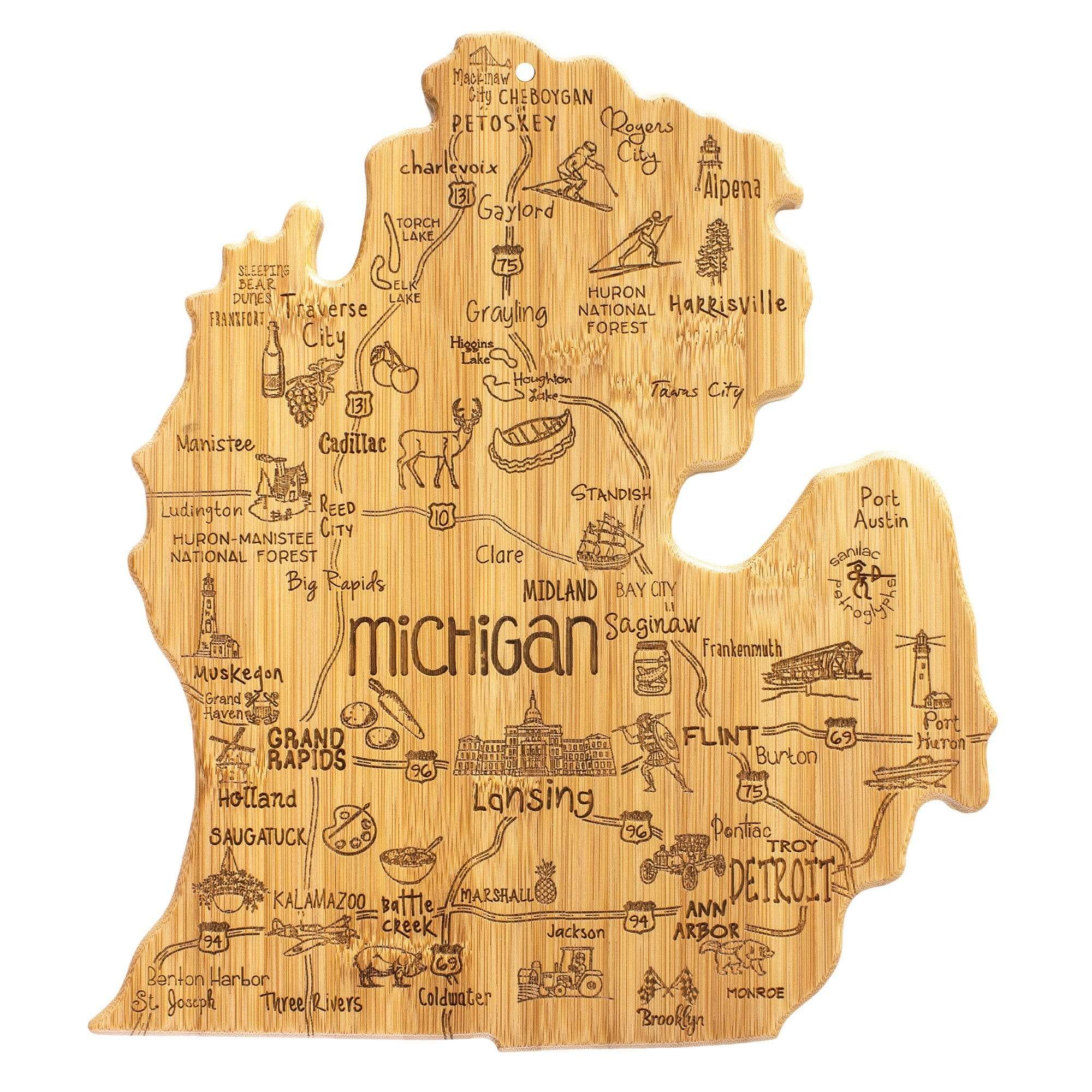 Michigan Mitt Cutting Board