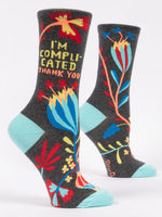 Load image into Gallery viewer, Ladies Socks I&#39;m Complicated, Thank You
