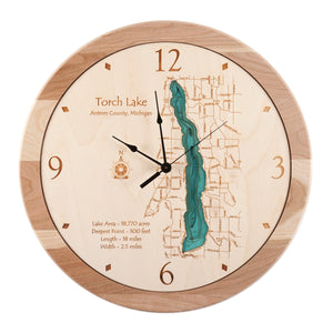 17.5" Torch Lake Clock