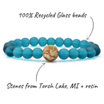 Load image into Gallery viewer, Homes Bracelet - Torch Lake-Peacock Blue

